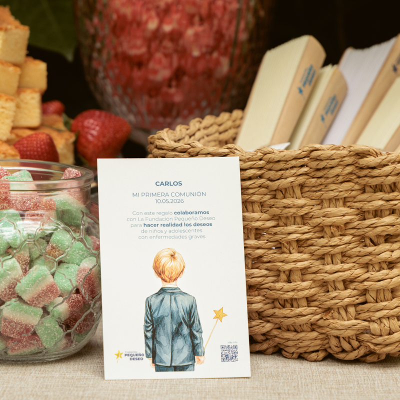 Detalle del abanico para bodas y eventos solidarios | Abanico presentado como regalo solidario - 8