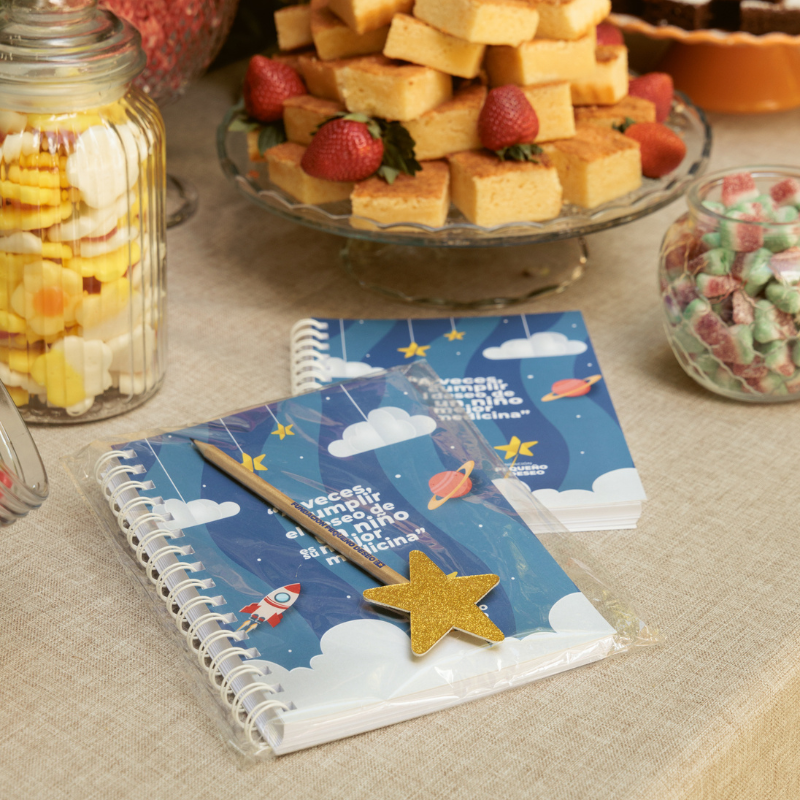 Detalle del cuaderno para bodas y eventos solidarios | Cuaderno presentado como regalo solidario - 3