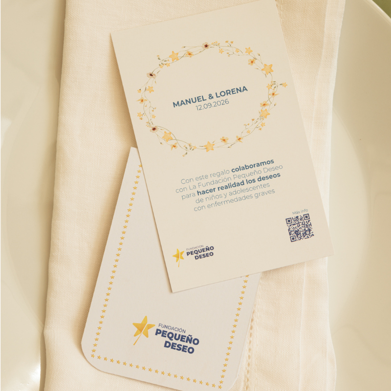 Detalle del pulsera solidaria hilo marrón para bodas y eventos solidarios | Pulsera premium hilo marrón presentado como regalo solidario - 3