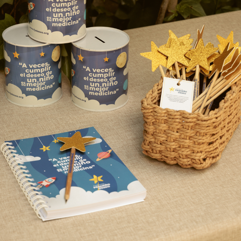 Detalle del cuaderno para bodas y eventos solidarios | Cuaderno presentado como regalo solidario - 9