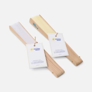 Detalle del pack abanicos (10 uds) para bodas y eventos solidarios | Pack abanicos (10 uds) presentado como regalo solidario