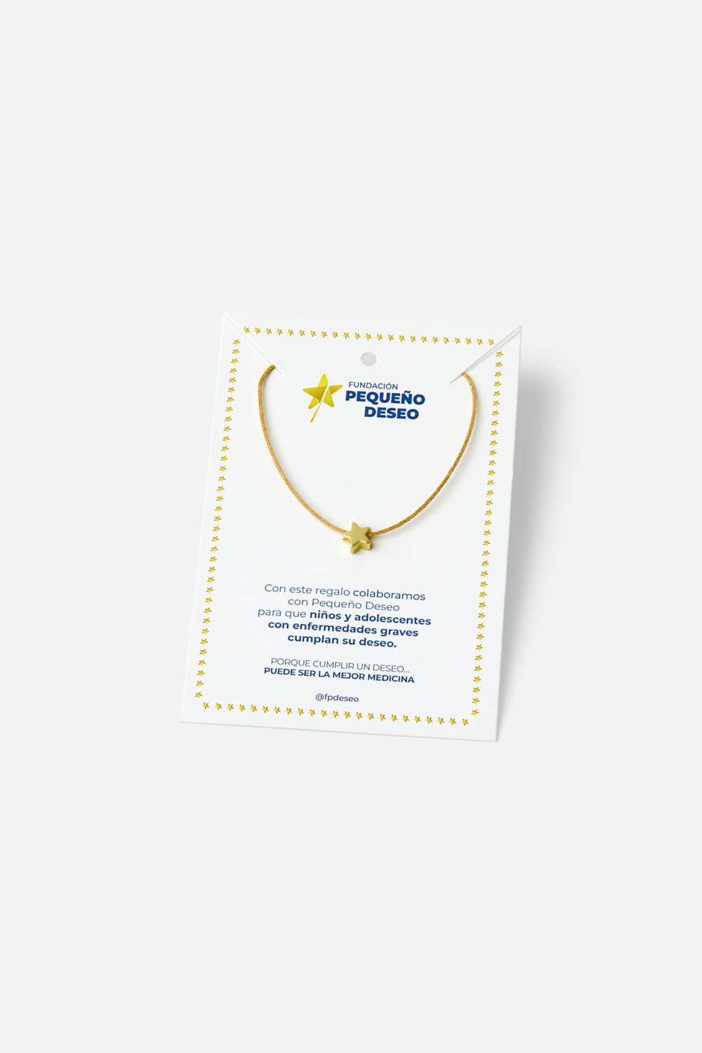 Detalle del collar solidario para bodas y eventos solidarios | Collar solidario presentado como regalo solidario - 2