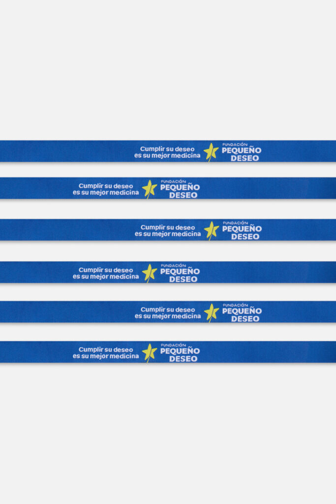 Pack pulseras tela solidario de Fundación Pequeño Deseo