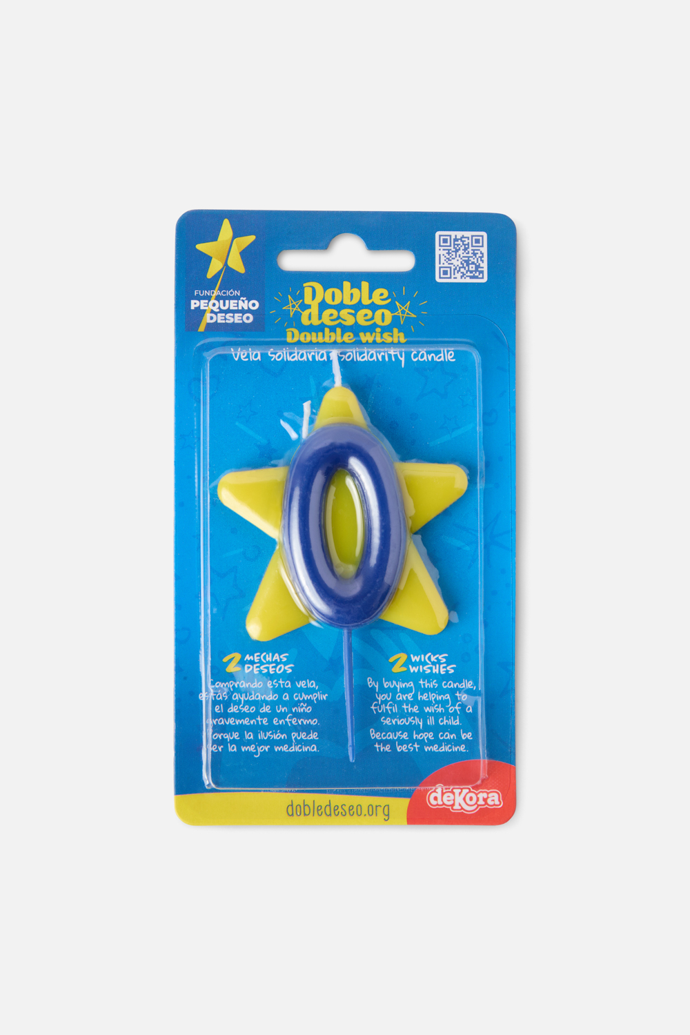 Detalle del pack velas con número para bodas y eventos solidarios | Pack velas con número presentado como regalo solidario - 1