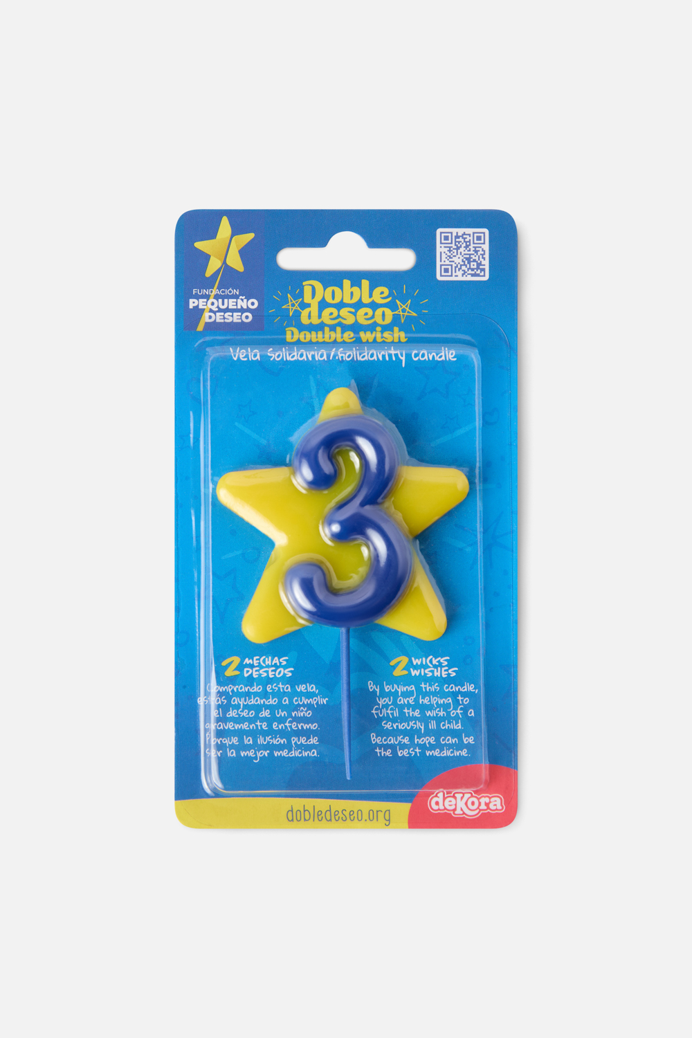 Detalle del pack velas con número para bodas y eventos solidarios | Pack velas con número presentado como regalo solidario - 7