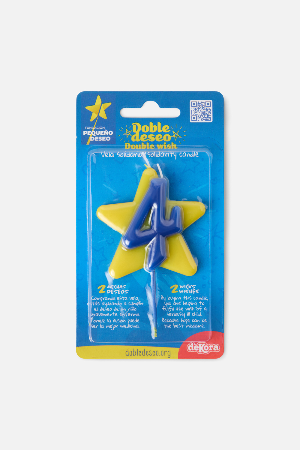 Detalle del pack velas con número para bodas y eventos solidarios | Pack velas con número presentado como regalo solidario - 9