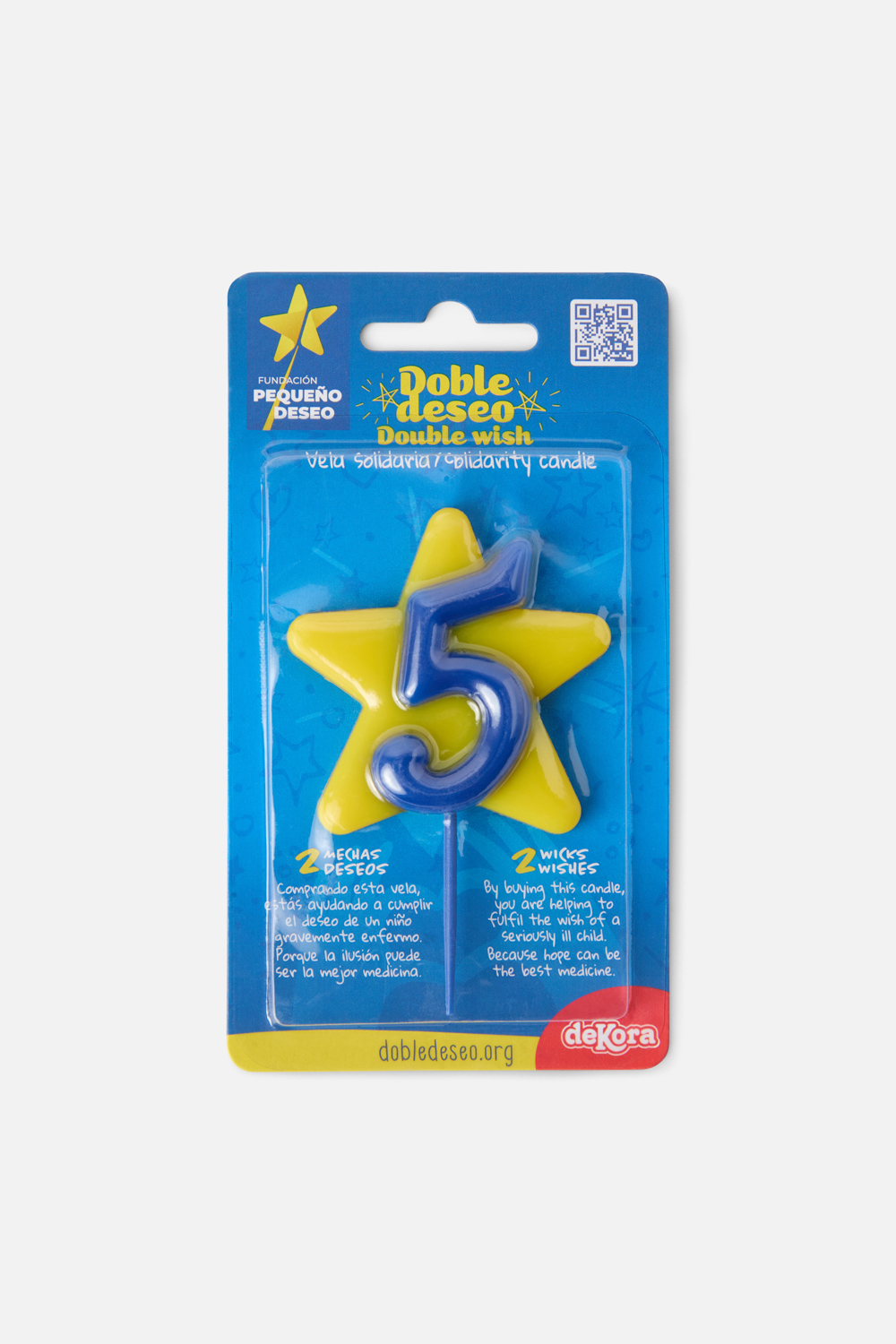 Detalle del pack velas con número para bodas y eventos solidarios | Pack velas con número presentado como regalo solidario - 11